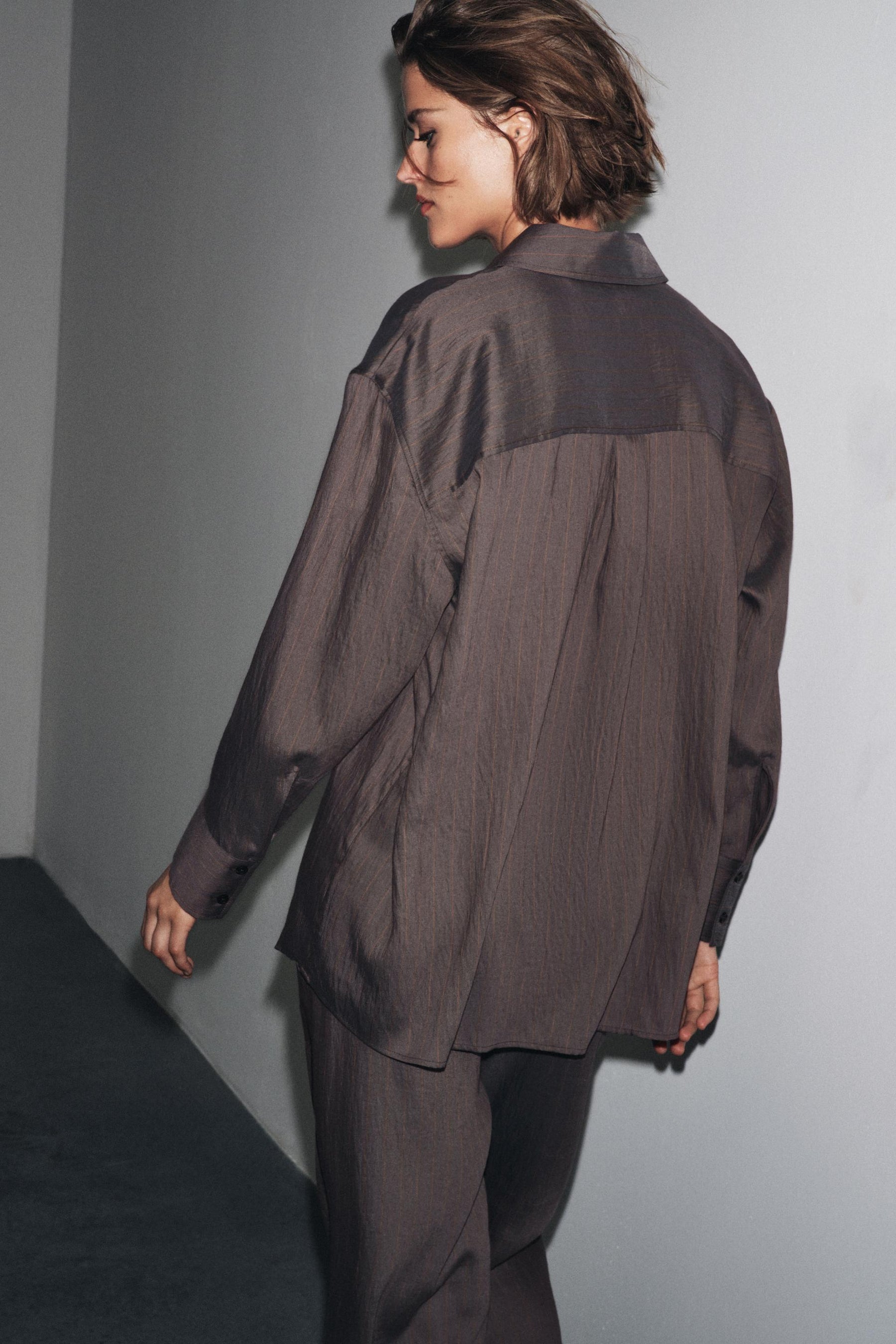 Oversize Striped Shirt