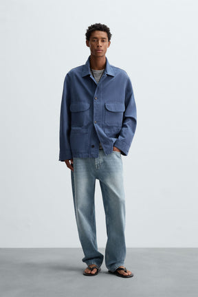 WASHED POCKET JACKET - Image 1