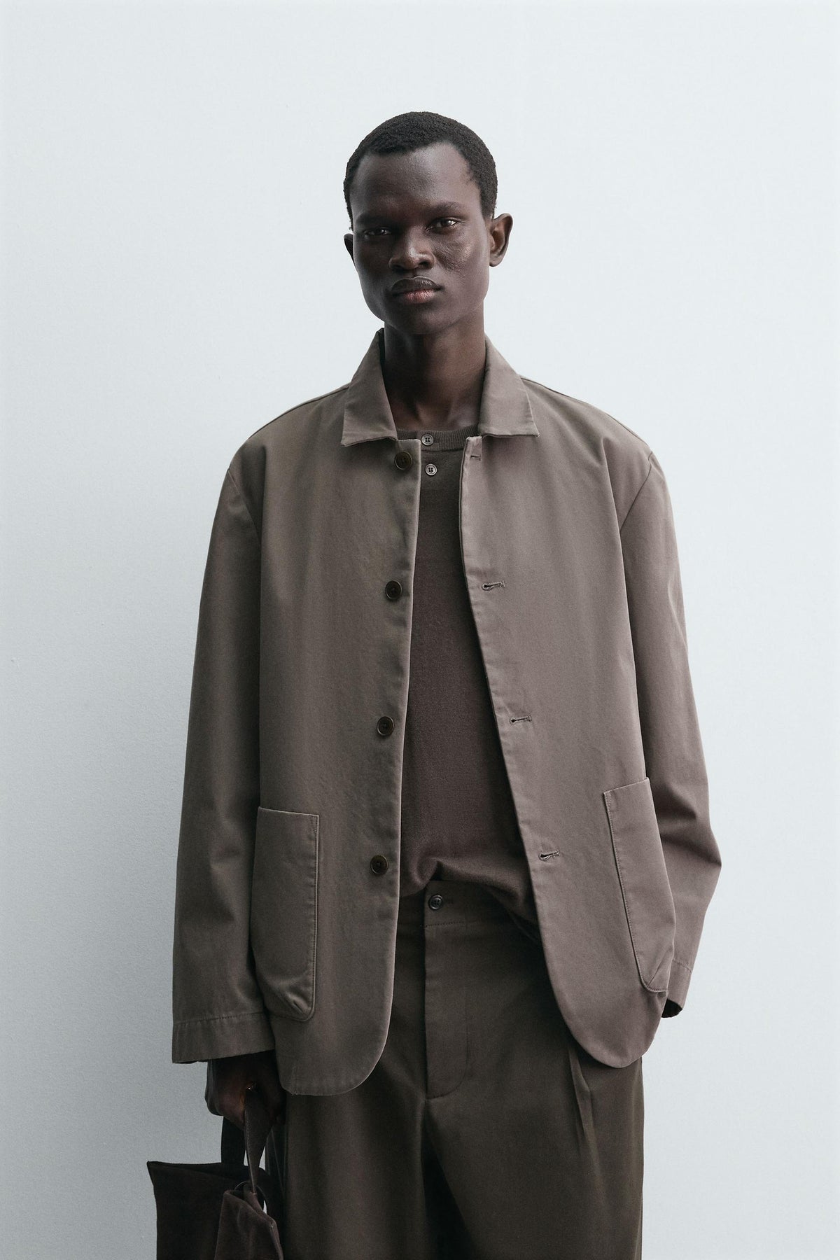 COTTON RELAXED FIT BLAZER - Image 2