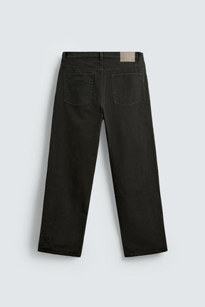 TEXTURED STRAIGHT-LEG TROUSERS - Image 8