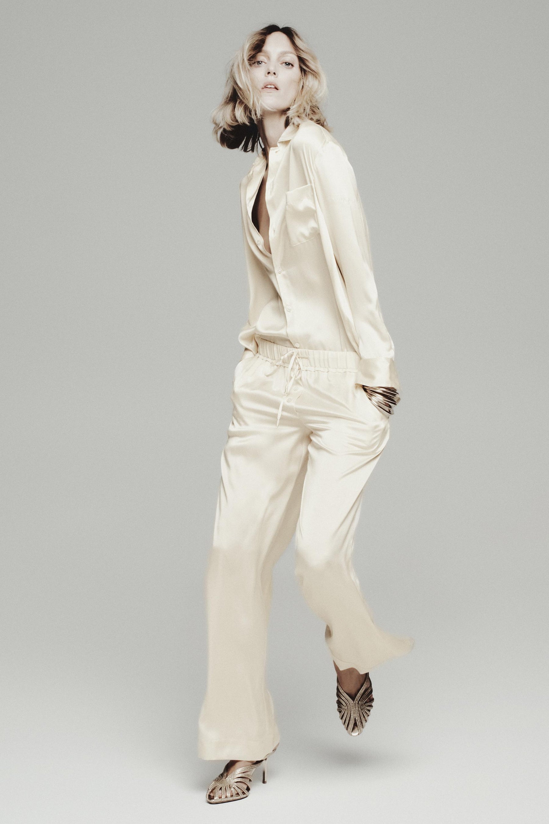 Silk Shirt with Pocket