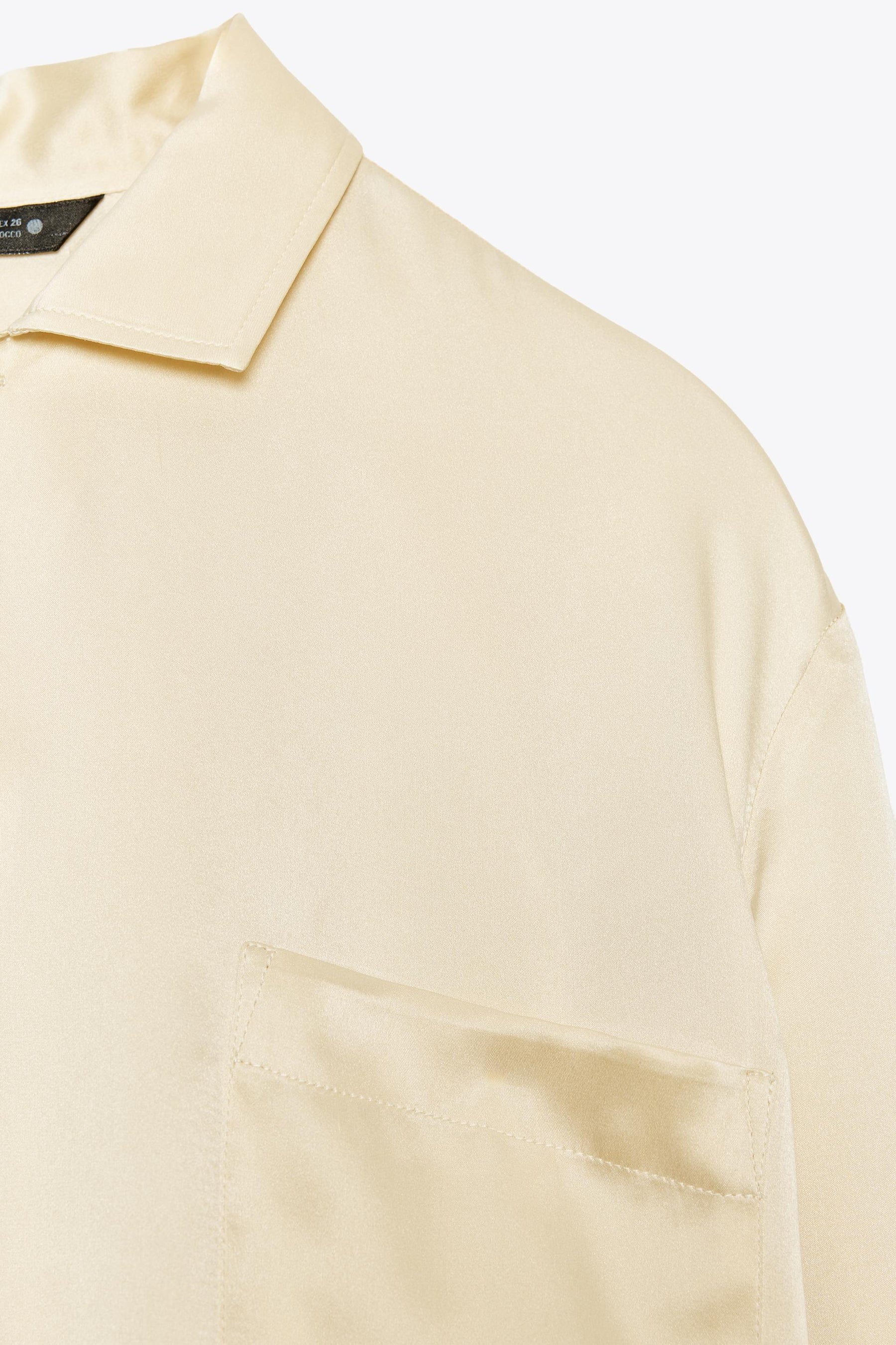 Silk Shirt with Pocket