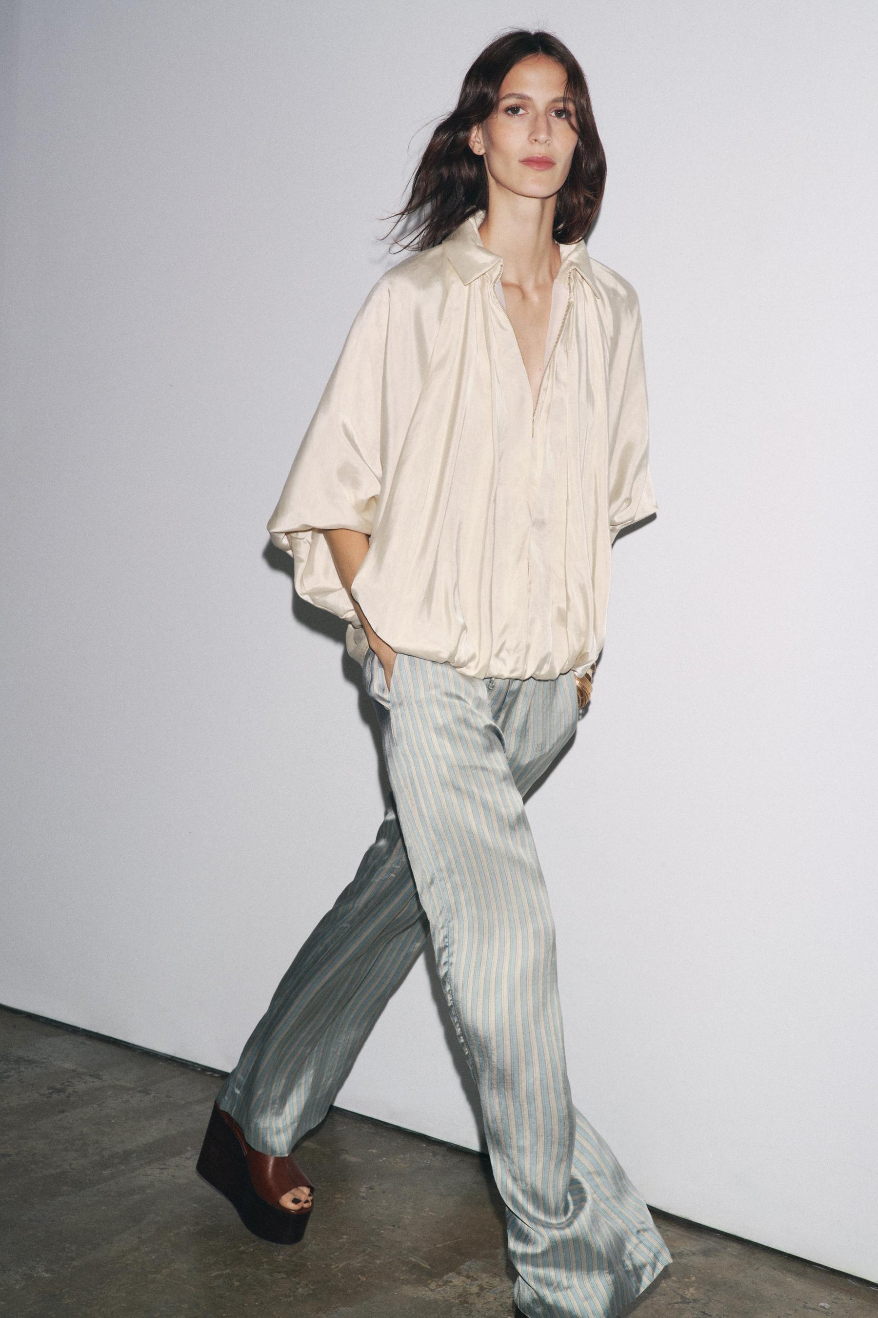 PUFFED BOMBER JACKET - ZW COLLECTION - Image 1