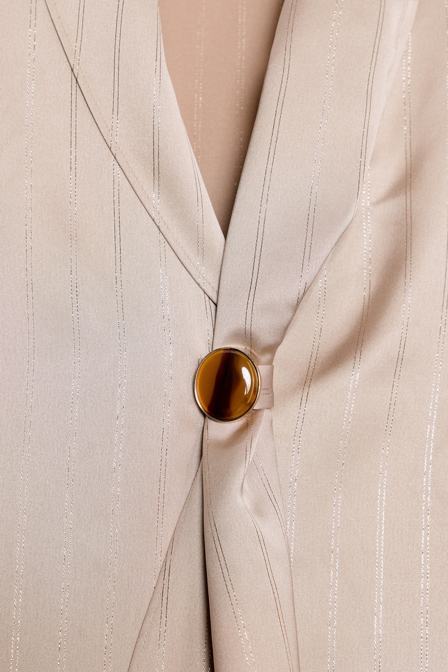 Metallic Appliqué Blouse