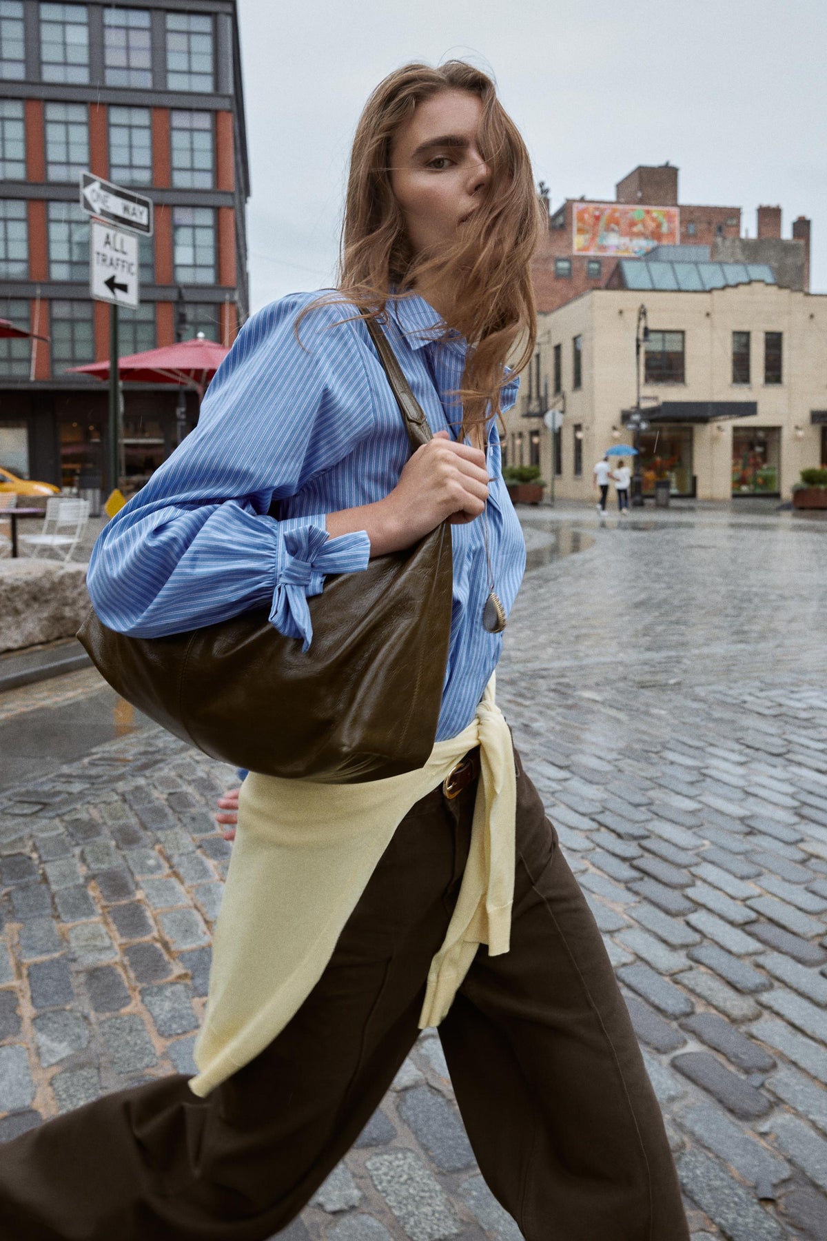 Poplin Shirt with Ties