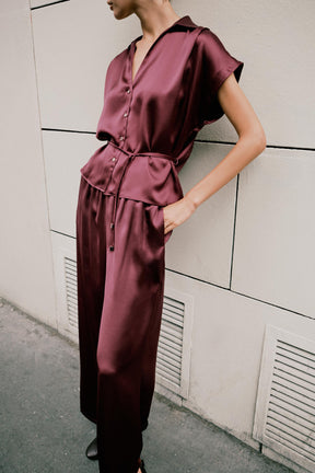 Slim High-Waist Trousers