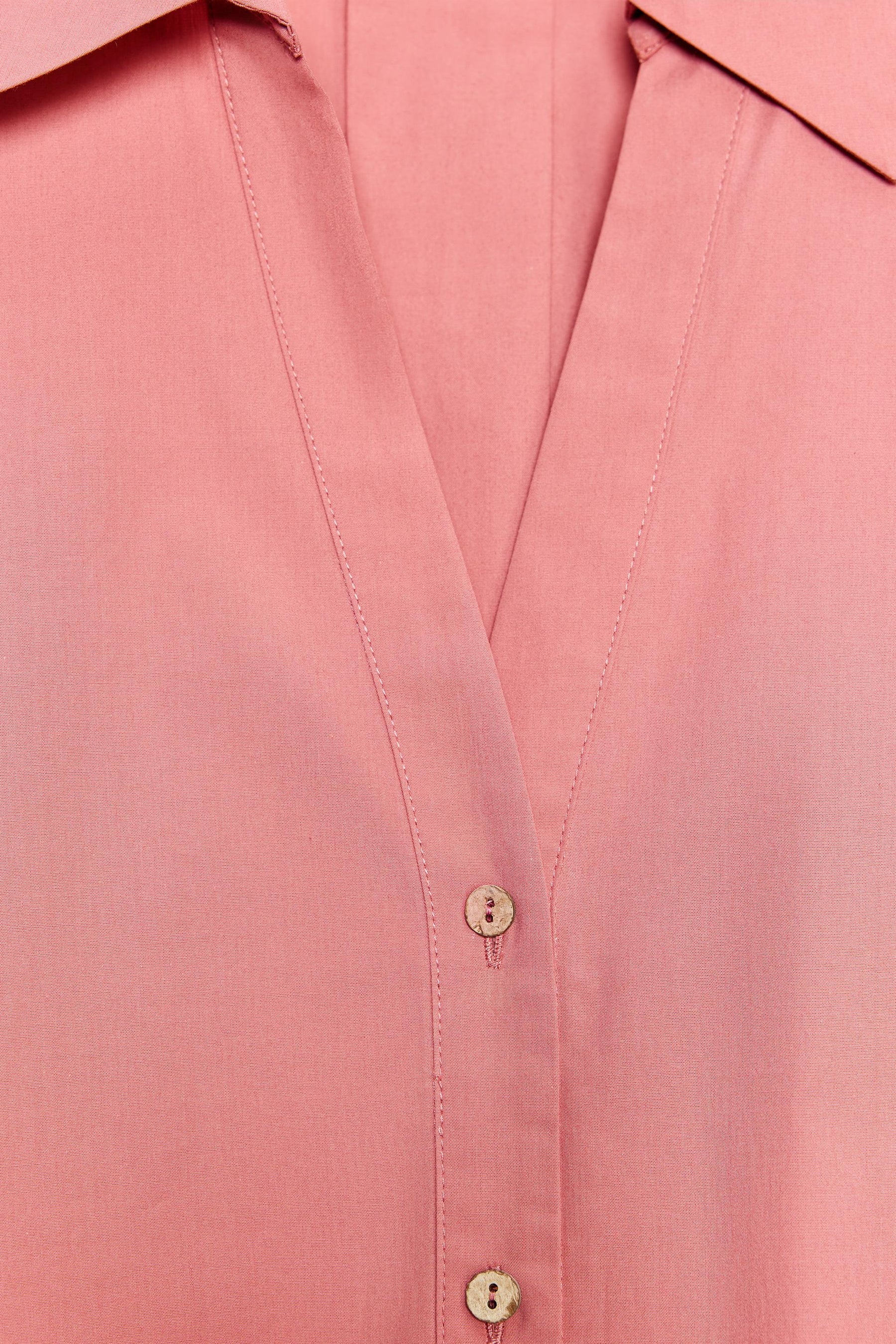 WIDE-SLEEVE POPLIN SHIRT