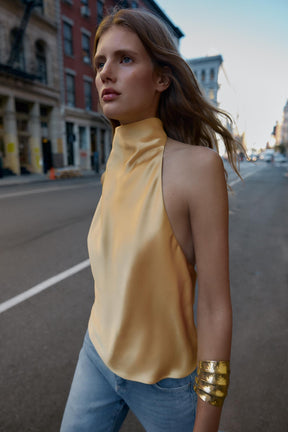 Satin Halter Top