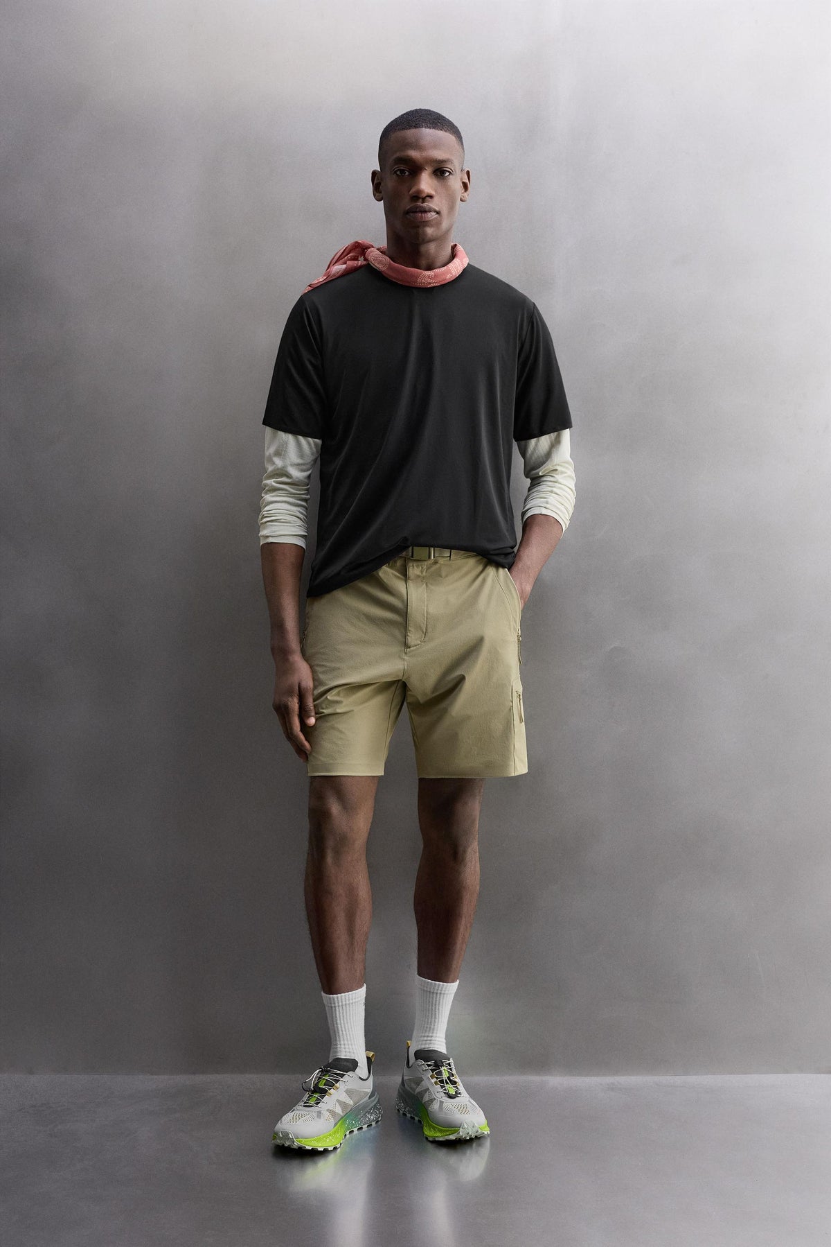 TECHNICAL RUNNING PRINT T-SHIRT - Image 1