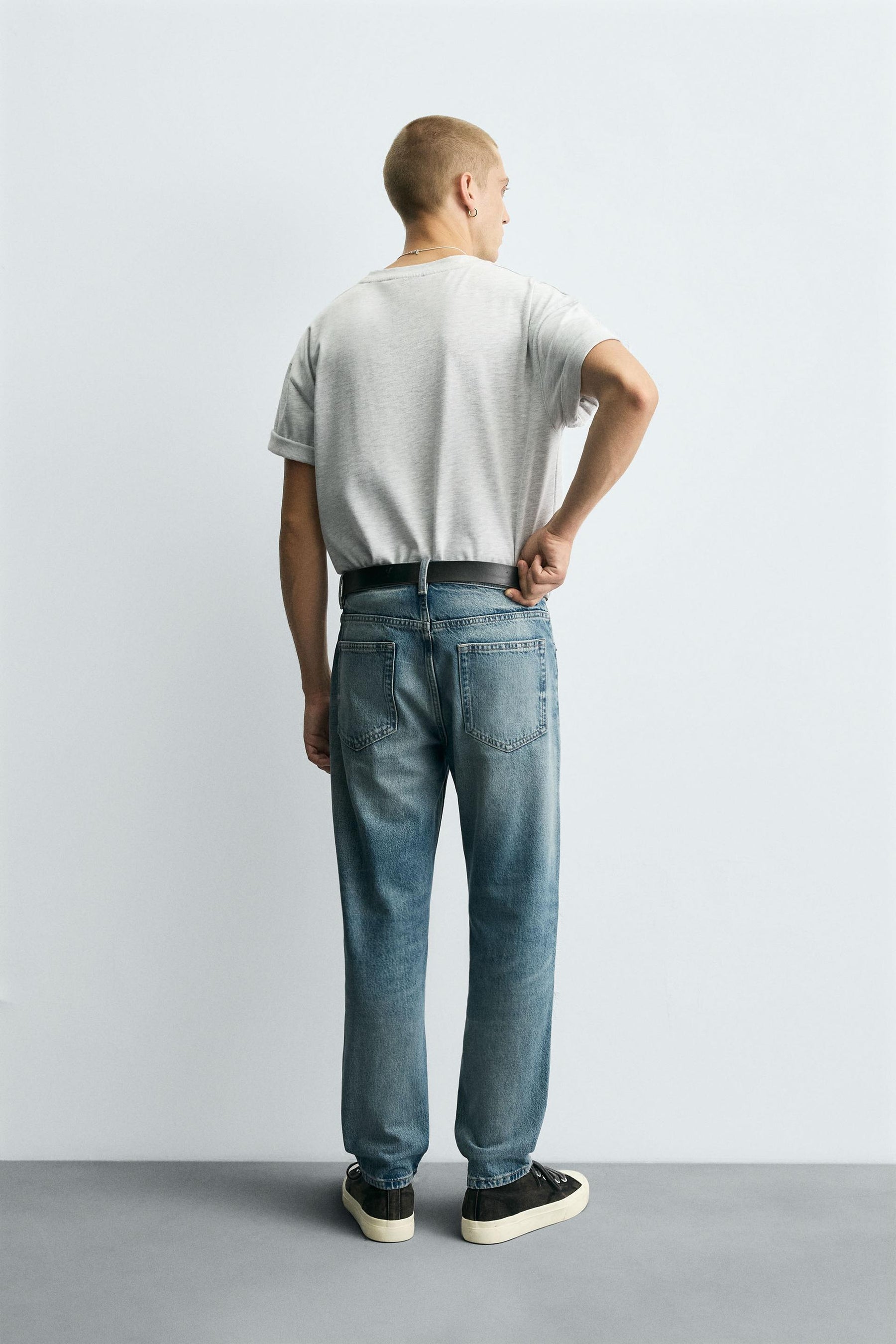 SLIM FIT CROPPED JEANS - Image 3