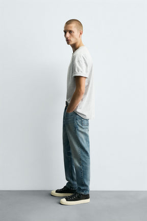SLIM FIT CROPPED JEANS - Image 4
