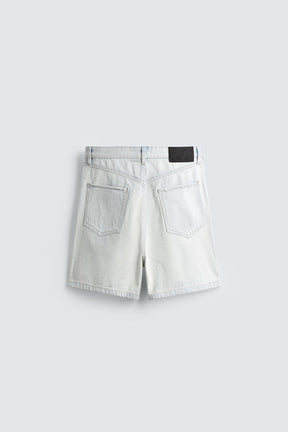 REGULAR FIT DENIM SHORTS - Image 7