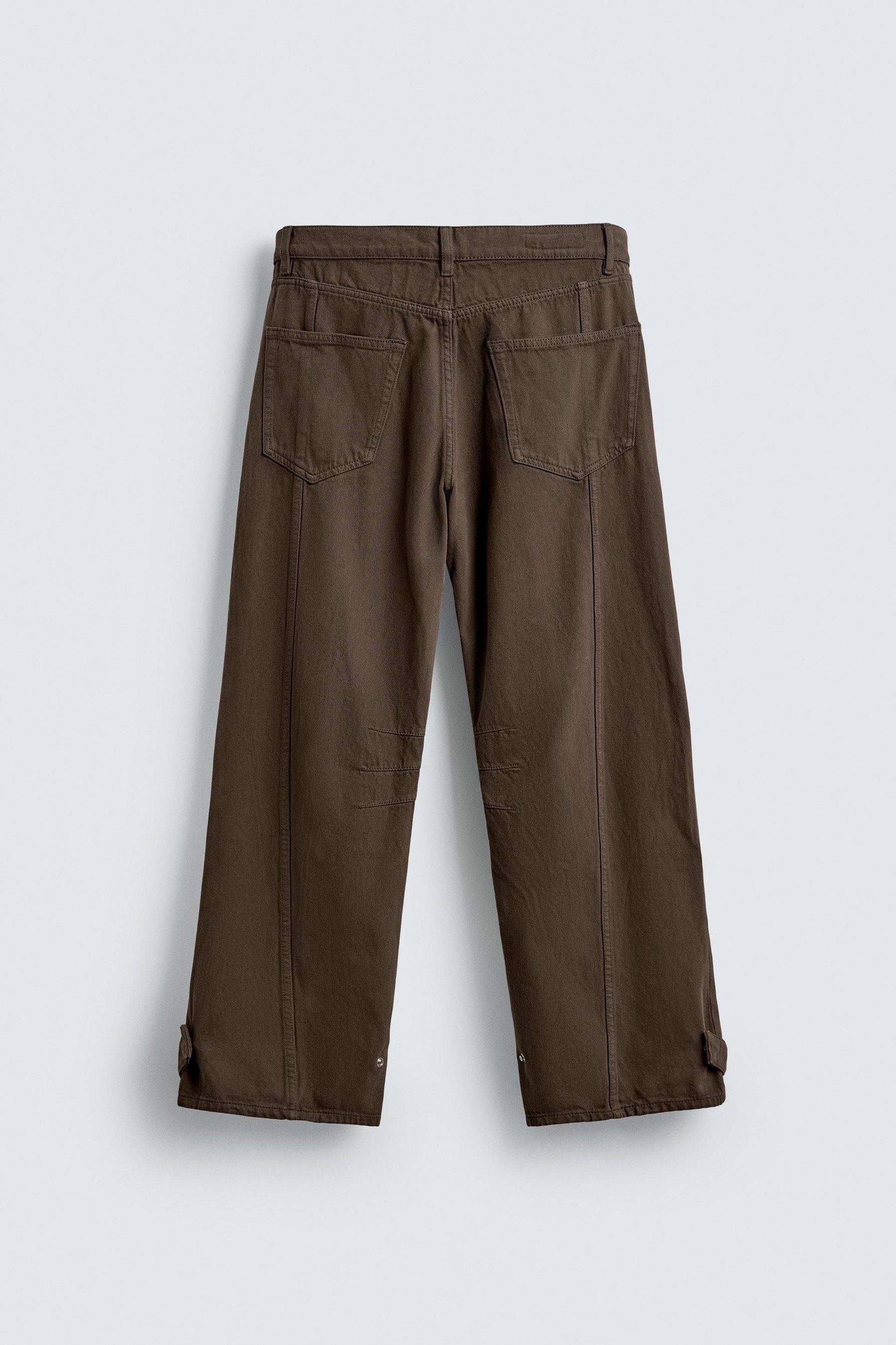 DENIM CARGO TROUSERS WITH POCKETS - Image 8