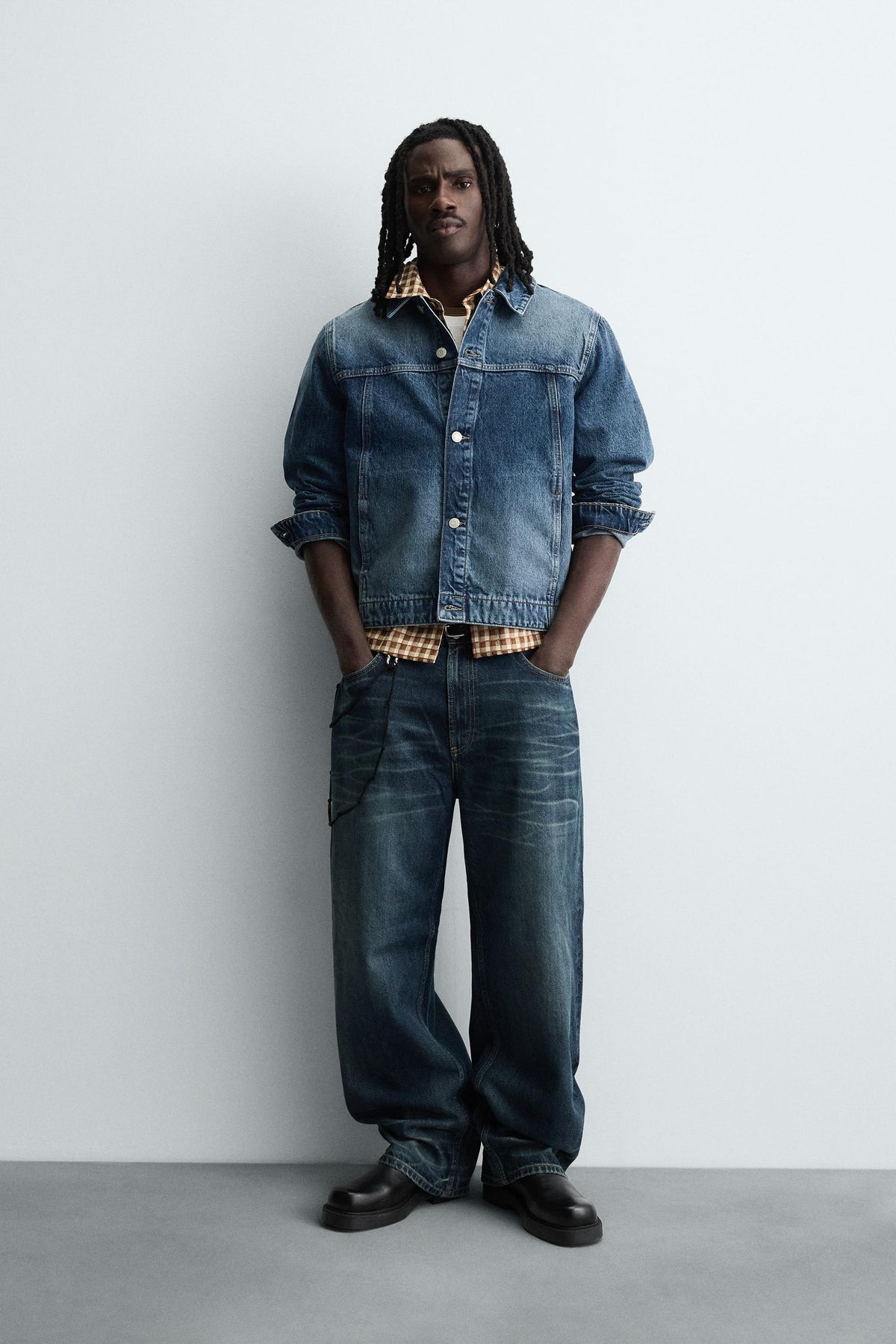 BASIC DENIM JACKET - Image 1