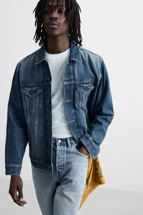 STRAIGHT-LEG DENIM BERMUDA SHORTS - Image 5