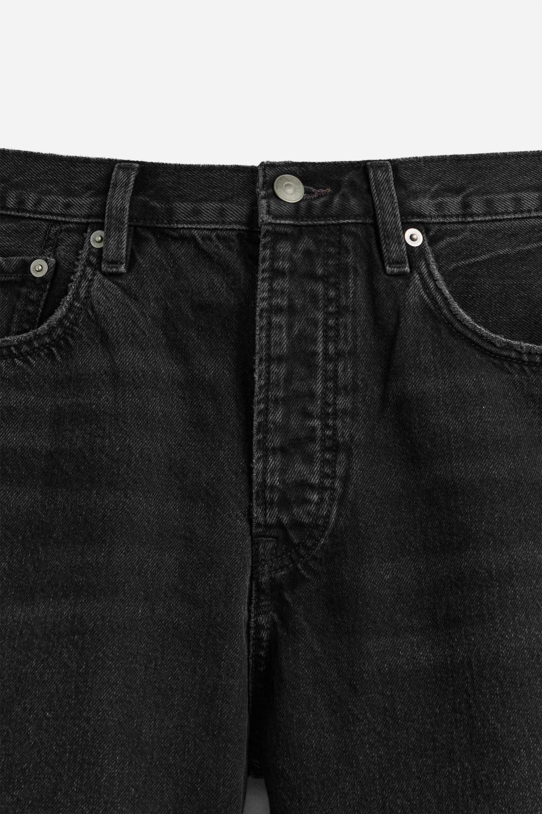 STRAIGHT-LEG DENIM BERMUDA SHORTS - Image 9