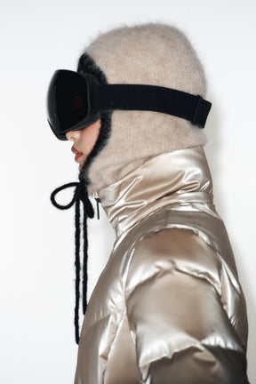 Water-resistant down jacket