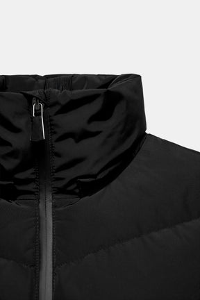 Water-resistant down puffer jacket