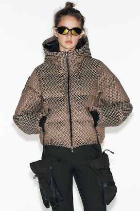 Water-resistant down jacket