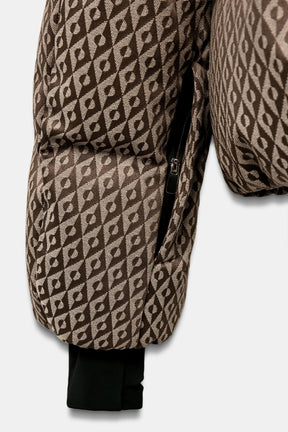 Water-resistant down jacket