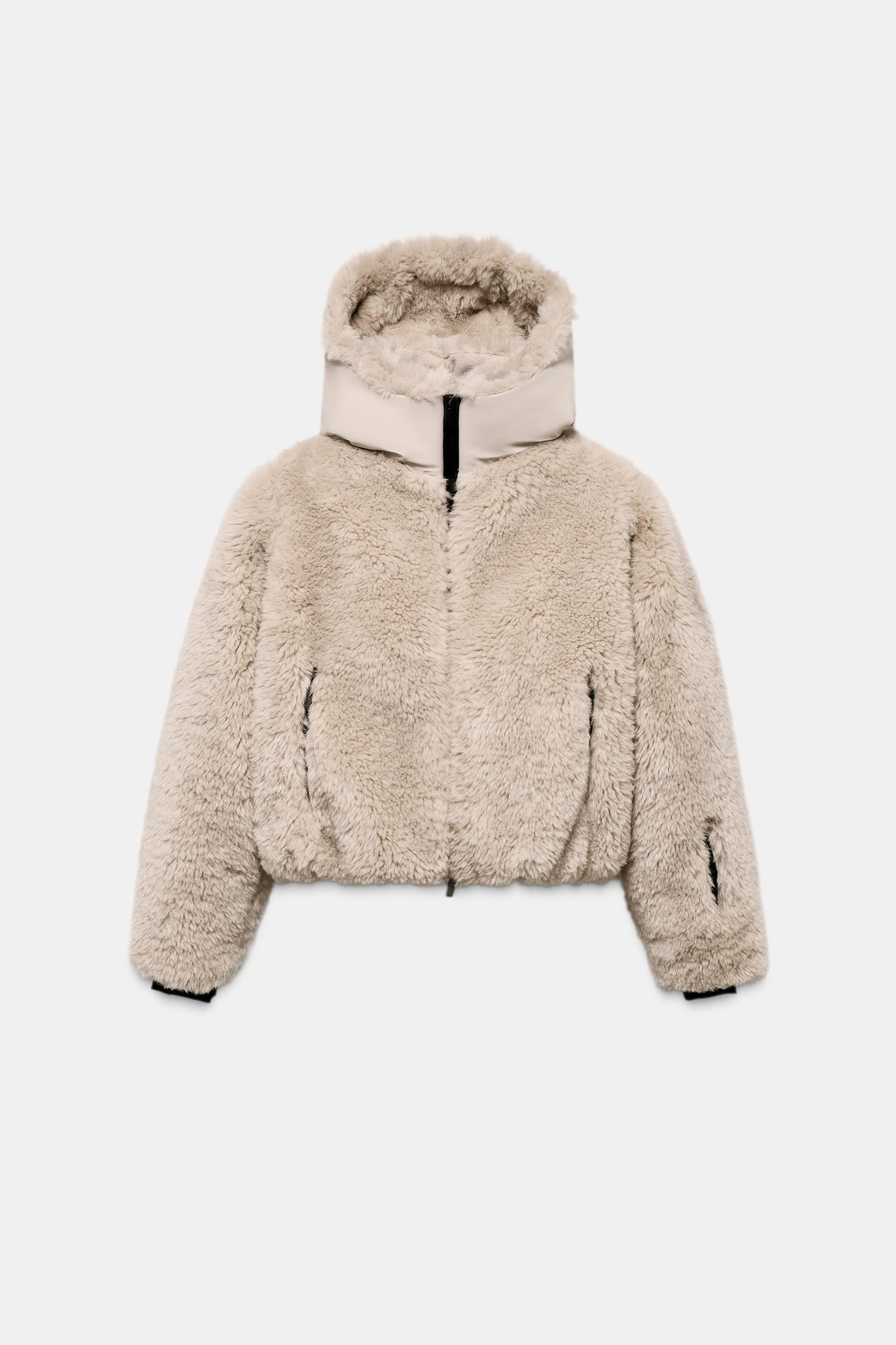 Faux Fur Hooded Ski