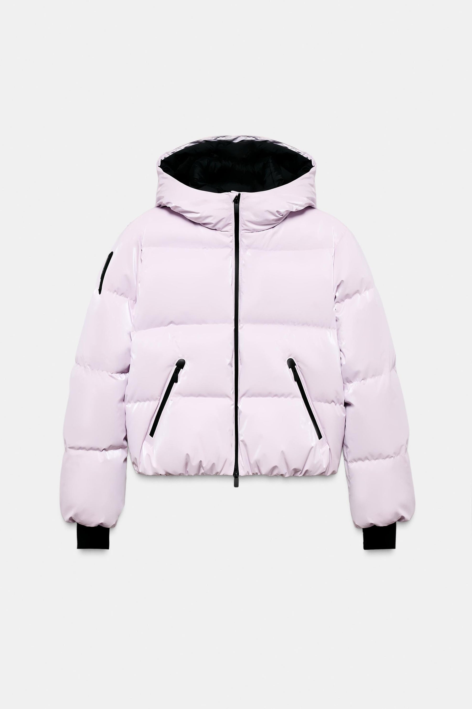 Water-resistant down jacket