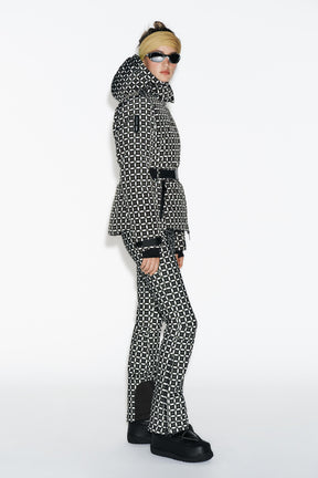 Water-resistant down jacket