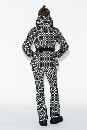 Water-resistant down jacket