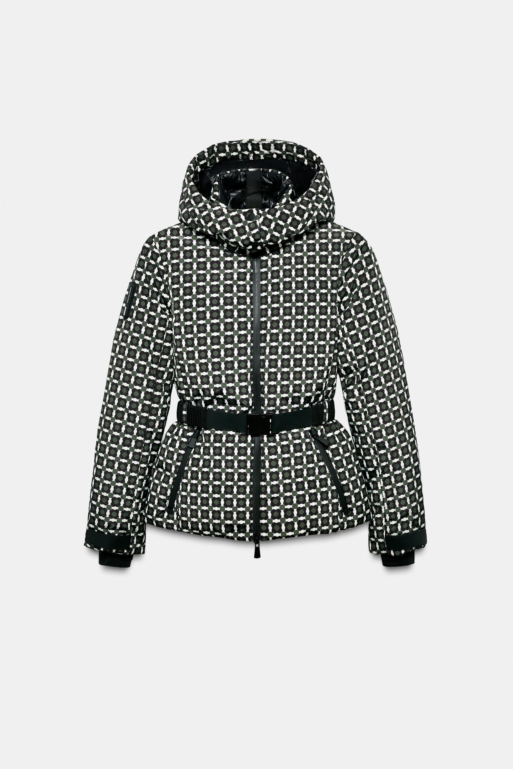 Water-resistant down jacket