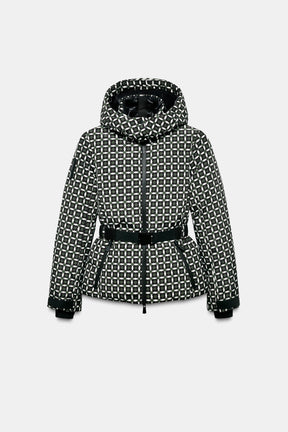 Water-resistant down jacket