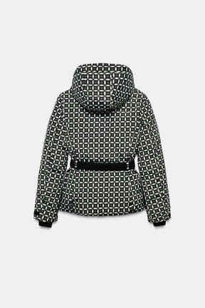 Water-resistant down jacket