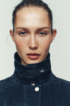 Leather Bomber Jacket