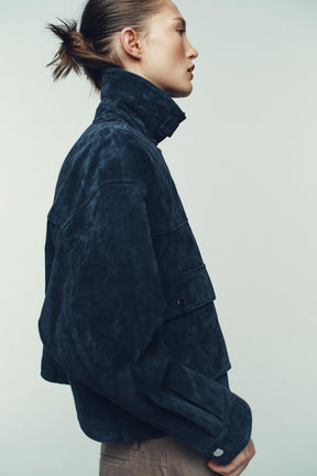 Leather Bomber Jacket