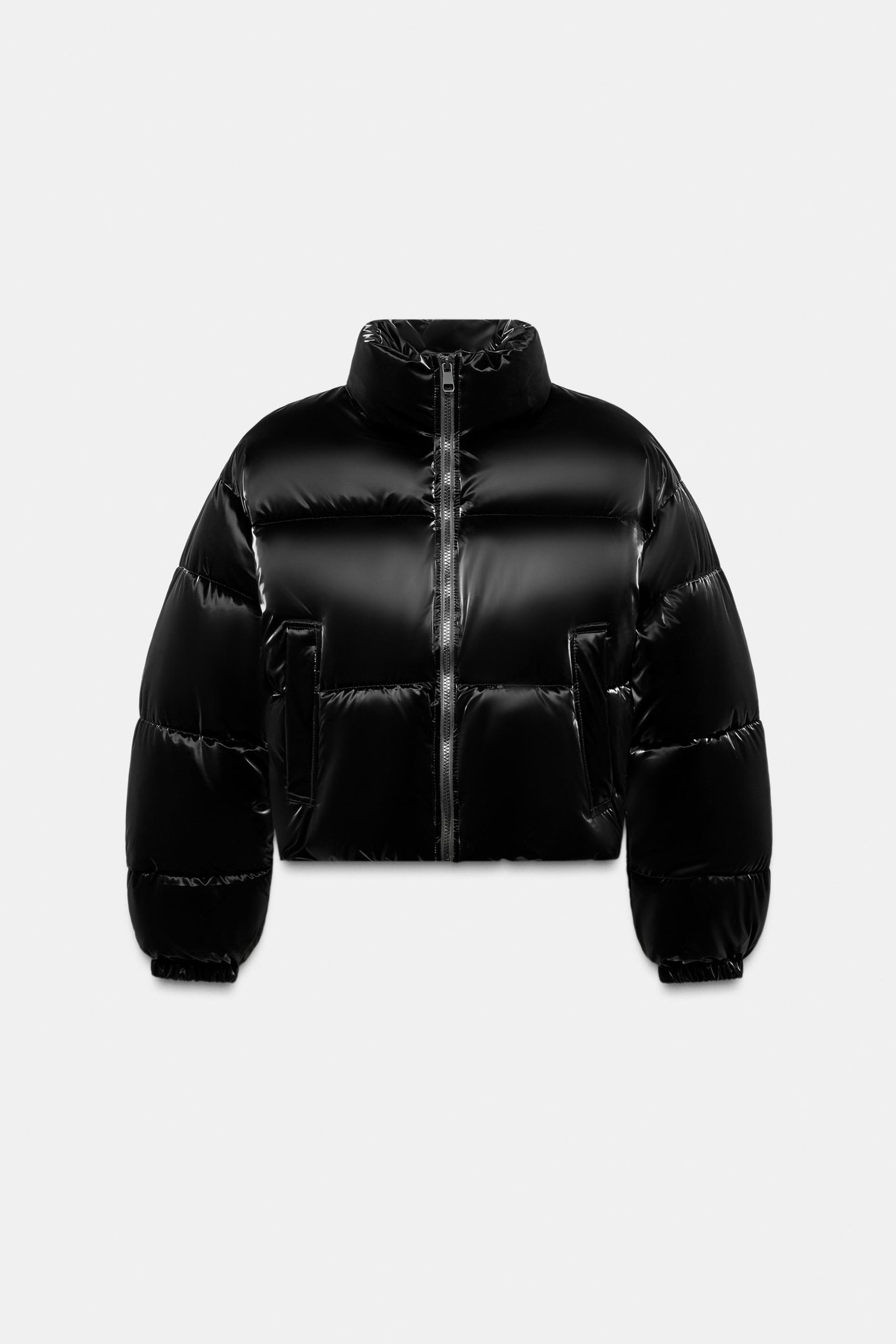 SHINY-EFFECT WATER-REPELLENT WINDPROOF ANORAK - Image 5