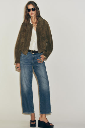 STRAIGHT LOOSE MID-WAIST JEANS