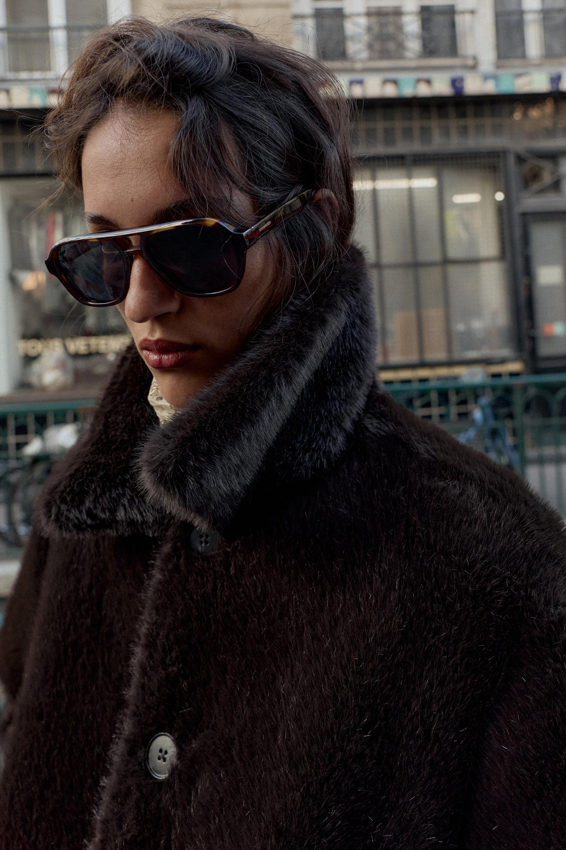 REVERSIBLE FAUX LEATHER JACKET