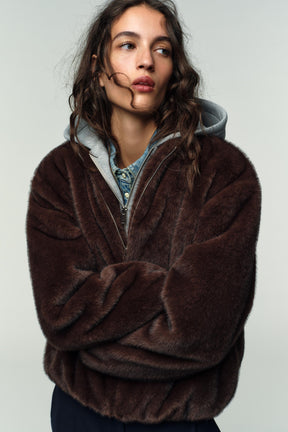 CONTRAST BOMBER JACKET