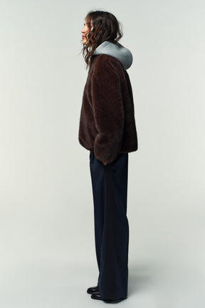 CONTRAST BOMBER JACKET