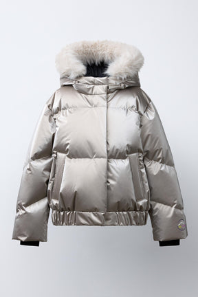 Metallic Down Ski Jacket - Image 2