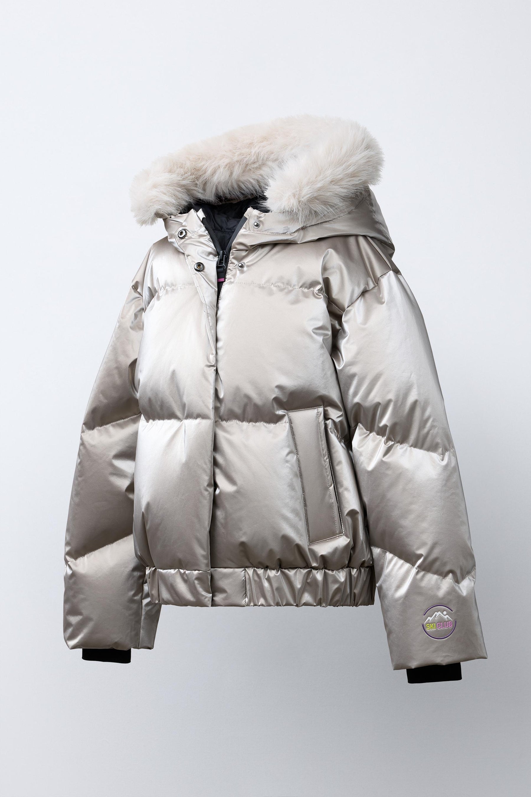 Metallic Down Ski Jacket - Image 3
