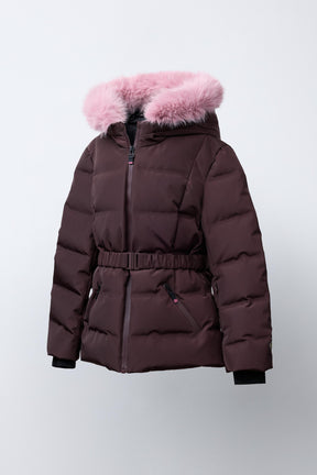 Belted Down Ski Puffer Jacket - Image 3