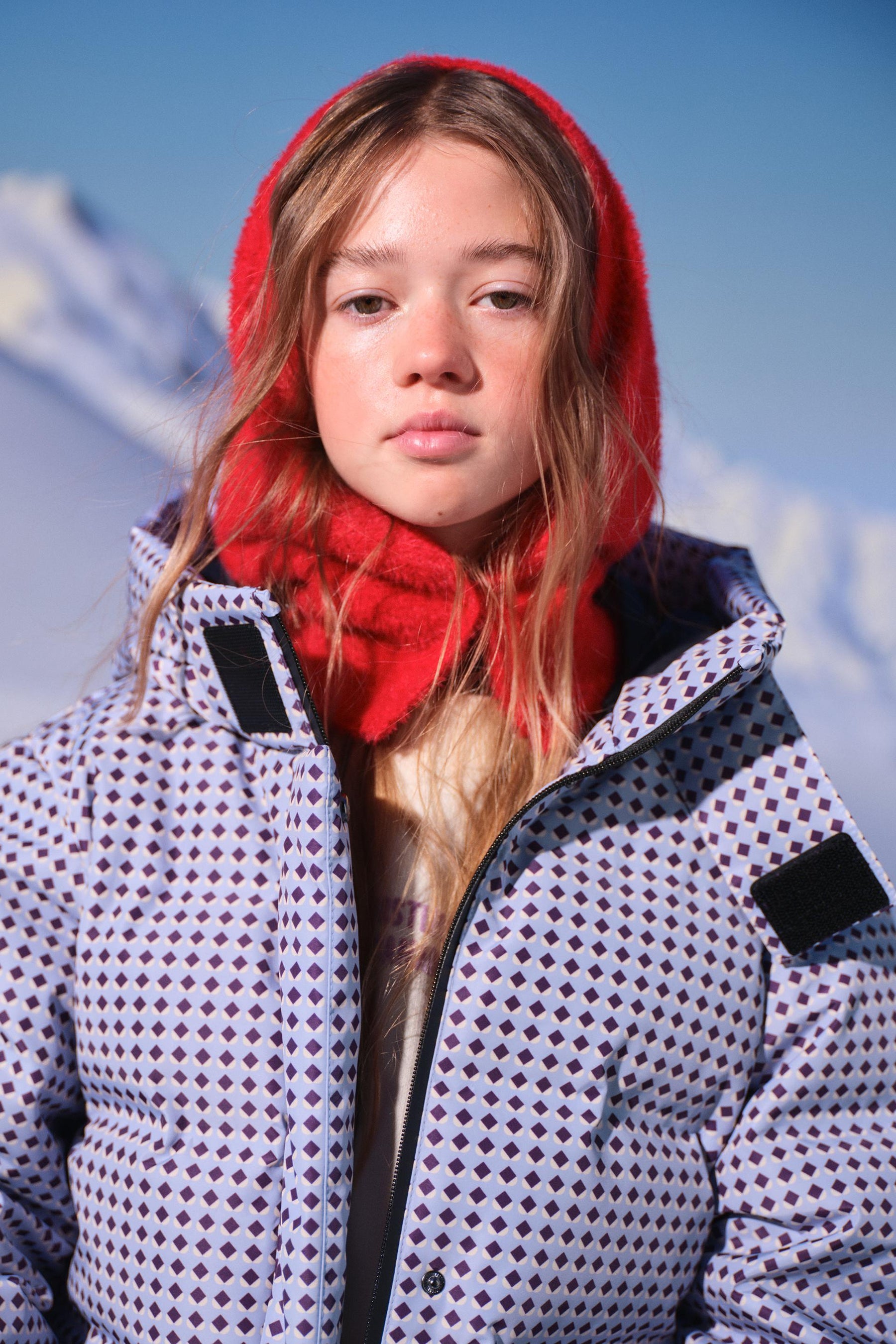 Geometric Down Puffer Jacket - Image 2