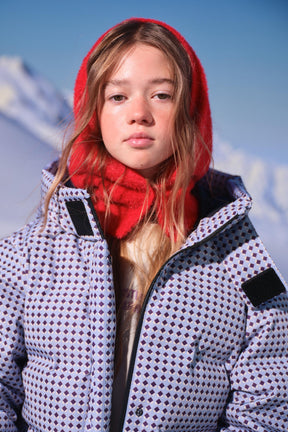 Geometric Down Puffer Jacket - Image 2