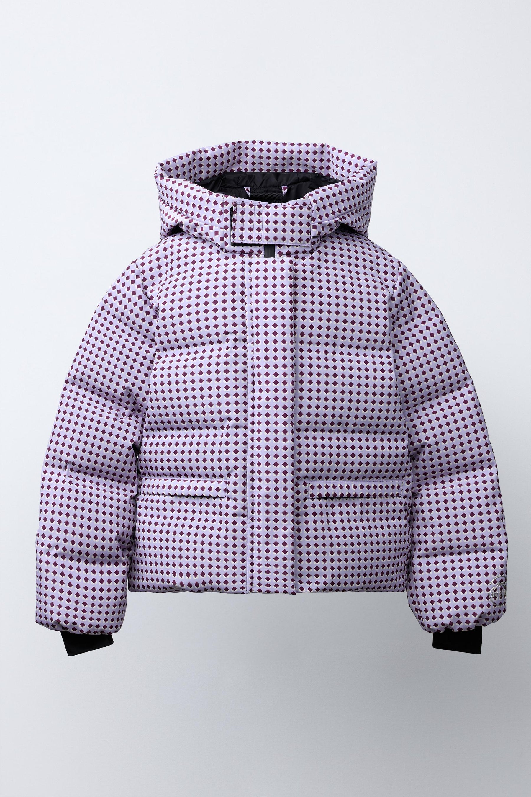 Geometric Down Puffer Jacket - Image 3