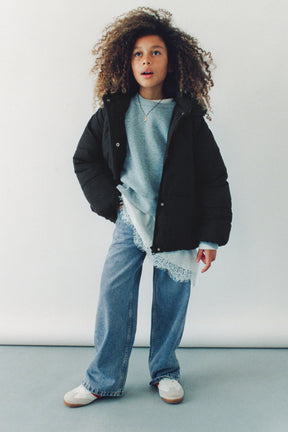 HOODED PADDED JACKET - Image 1