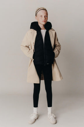 NEOPRENE-EFFECT SLEEVE PADDED JACKET - Image 9