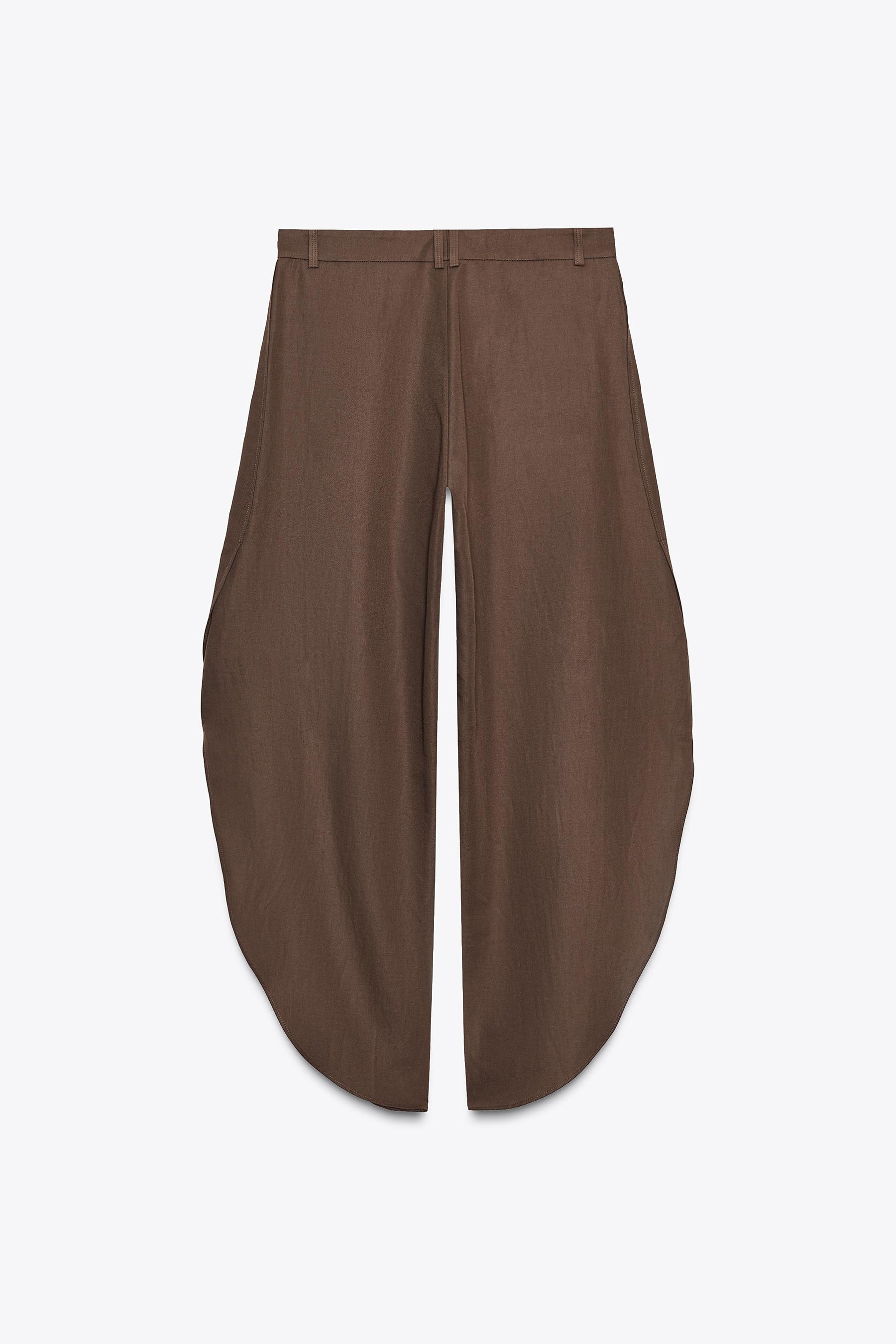 Wide-leg trousers with vents