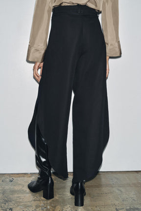 Wide-Leg Trousers with Vents