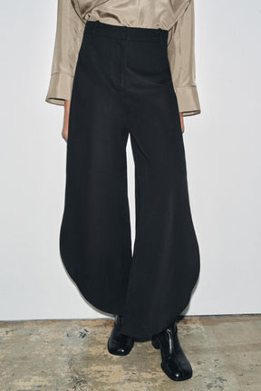 Wide-Leg Trousers with Vents