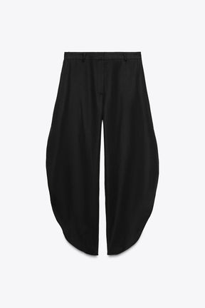 Wide-Leg Trousers with Vents